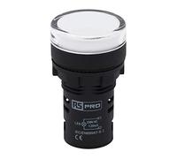 RS PRO Rilevatore di luce 230 V ac bianco, diametro di taglio 22 mm, montaggio a pannello LED, vite IP 65