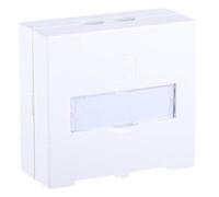 RS PRO Scatola di giunzione STP, 2 x Cat.6, 2 prese angolate RJ45