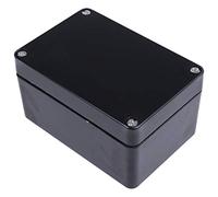 RS PRO Scatola di installazione nera IP66, larghezza x altezza 110 mm x 75 mm x 55 mm