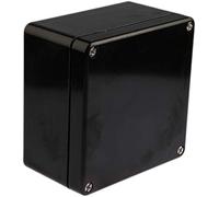 RS PRO Scatola di installazione nera IP66, larghezza x altezza 160 mm x 160 mm x 90 mm