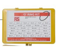 RS PRO Set di anelli in nitrile, guarnizione in gomma, 385 pezzi