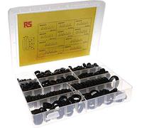 RS PRO Set passacavo da 3 mm a 19 mm in PVC nero
