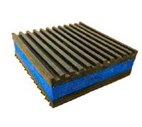 RS PRO Tappetino ammortizzante isolante per smorzamento delle vibrazioni, schiuma EVAC 20psi 22 mm, 50 x 50 mm, confezione da 12 pezzi