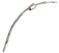 RS PRO Termocoppia tipo J / + 400°C, sonda L 20 mm, cavo L. 2,5 m, acciaio inossidabile 316, ø 5 mm