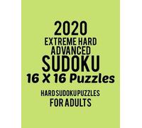 Rs Sudoku Puzzle 2020 Extreme Hard Advanced Sudoku 1616 Puzzles (Tascabile)