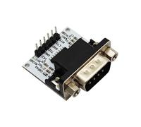RS232 to TTL Converter Module, DB9 Male to UART Serial Adapter with Original SP3232 Chip, 3V-5.5V Power, ESD Protection, Flow Control, TX/RX/Power LEDs, Up to 235Kbps, 6-Pin Cable