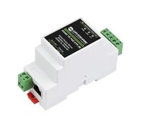 RS485 to RJ45 Ethernet Industrial Serial Server with POE Function, RS485 ETH Bi-Directional Data Transmission, 6~36V Power Supply or PoE (PoE Ethernet Port + Electrical Isolation)