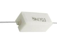RS5. RESISTENZA 5 W 10% 1,8 ohm a FILO in CORPO CERAMICO - CONF. 2 Pezzi