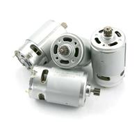 RS550 DC electronic starter 10.8V/12V/16.8V/18V/21V Motors with 9/11/12/13/14Teeth High Torque Gear Box for Drill Screwdriver NWPNLXEA(12V,14Teeth)
