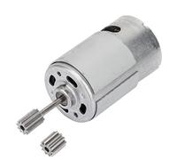 RS550 - Motore a micromotore automazione industriale motore speciale da 6 V ad alta velocità per giocattoli elettrici auto e moto con 2 testine dentate (550-10000)