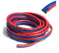 RSBFER Tubo Flessibile Doppio per Ossigeno e acetilene da 8 mm, Tubo Flessibile per Saldatura e Taglio ad Alta Pressione ignifugo, Struttura in PVC a 5 Strati, Flessibile e Resistente al Freddo,10m