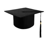 Rseuphiee Cappello Laurea, Bachelor Hat, Cappello da laureato Unisex, Cappello diploma Regolabile, Berretto Universitario, per Undergraduate, Master e Dottorato, Tocco laurea per Cerimonie di Laurea