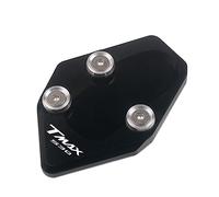 RSFIL Supporto Mobile Moto Cavalletto Cavalletto Laterale del Piede Pad di Estensione di Sostegno per TMAX530 T-MAX530 TMAX 530 T-Max 2015 2016 (Color : Black)