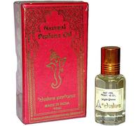 RSGM - Olio profumato indiano Chakra Natural Night Queen, lunga durata, 10 ml