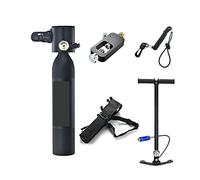RSGXLFQZVAK Bombola Subacquea, 0.5L Nuova Mini Bombola di Ossigeno for Immersioni Subacquee for L'insegnamento Dell'attrezzatura Subacquea for Respirare Bombole,per Principianti(Noir)