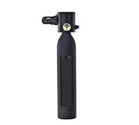 RSGXLFQZVAK Bombola Subacquea, Bombola di Gas Riserva Emergenza Subacquea Portatile Dotata Un Set Completo Bombole Ossigeno for Respiratori Subacquei,per Principianti(Black0.5L Respirator)