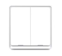 RSH ESW-2WAA-EU WiFi - SMART, interruttore di illuminazione a pulsante meccanico da parete, con 2 interruttore - App Tuya
