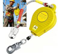 RSHJD Dispositivo Anticaduta Retrattile Certificato 10-20m (Giallo, 10m)