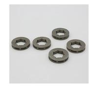 RSIGAVEK 5 Pezzi/Lotto Passo 3/8 8 Denti ID 22 mm Corona scanalata Standard Adatta for Motosega 30 31 32 38 40 41 44 MS361 MS440 MS460 MS660