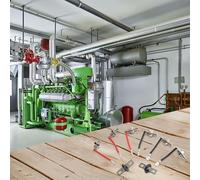 RSK2001 Kit raddrizzatore a diodi per generatore - Modulo raddrizzatore elettronico con diodi positivi/negativi trifase e 2 varistori, compatibile con UCI22/U