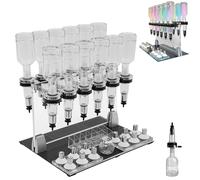 RSPPPJQ Kit di strumenti for il trasferimento di macchine for il riempimento manuale di liquidi da 12 bottiglie, erogatore di profumo manuale, for profumeria, studio, salone, bar