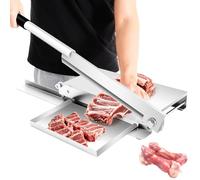 RSPPPJQ Taglia ossa e affettatrice manuale professionale for carne congelata, macchina for tagliare il pollo for impieghi gravosi, tritatutto da cucina for manzo, capra, maiale e pesce
