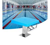 RSPPPJQ Trampolino for Piscina for Impieghi Pesanti, Trampolino for Piscina Coperta all'aperto, Base in Acciaio, Controsoffitto Antiscivolo Inclinazione di 15°, for Allenamento Competitivo