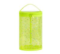 RSRSLEII Borsa cilindrica trasparente a forma di stella, per articoli da toeletta, impermeabile, in PVC, per protezione solare, da viaggio, con manico superiore, idea regalo per spiaggia e piscina, 05