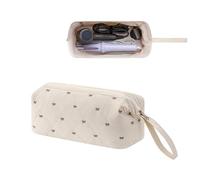 RSRSLEII Grande borsa da viaggio trapuntata con motivo a fiocco, custodia impermeabile per accessori per lo styling dei capelli Shark FlexStyle, asciugacapelli Dyson Airwrap, ferro arricciacapelli