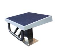 RSRSR Piattaforma for Tuffi in Acciaio Inossidabile for impieghi gravosi - Trampolino Antiscivolo for Piscine, competizioni e allenamenti - capacità 600 libbre(Sea Blue)