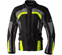 RST Alpha 5 Giacca tessile moto, nero-grigio-giallo, taglia XL