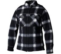RST Brushed Camicia Moto Donna, Bianco/nero, Taglia S