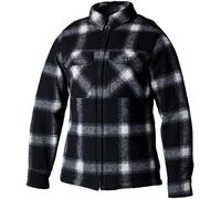 RST Brushed Camicia Moto Donna, Bianco/nero, Taglia XS