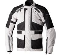 RST Endurance, giacca tessile impermeabile 5XL male Grigio Chiaro/Nero