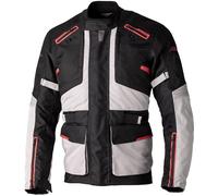 RST Endurance Giacca tessile moto, nero-grigio-rosso, taglia M