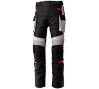 RST Endurance, pantaloni tessili impermeabili M male Nero/Grigio Chiaro/Rosso