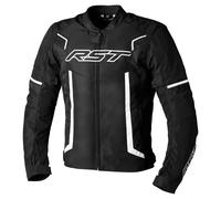 RST Pilot Evo, giacca tessile impermeabile 3XL male Nero/Bianco