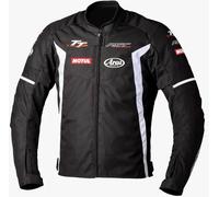 RST IOM TT Team Evo, giacca tessile impermeabile S male Nero/Bianco