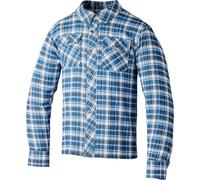 RST Lumberjack Camicia Moto, bianco-blu, taglia XS per maschi
