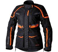 RST Maverick Evo Giacca tessile moto da donna, nero-arancione, taglia XL per donne