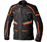 RST Maverick Evo, giacca tessile impermeabile S male Nero/Arancione