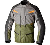RST Maverick Evo, giacca tessile impermeabile L male Verde Scuro/Grigio/Nero/Arancione