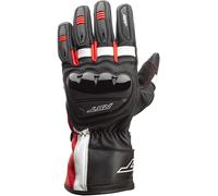 RST Pilot Guanti da moto, nero/bianco/rosso, Taglia 2XL