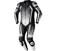 RST Pro Series Evo Airbag Tuta in pelle da moto di un pezzo, nero-bianco, taglia S