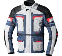 RST Pro Adventure-X, giacca tessile impermeabile donna XS male Grigio Chiaro/Blu/Rosso/Nero