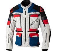 RST Pro Series Adventure-Xtreme Giacca tessile moto, bianco/blu/rosso, Taglia S