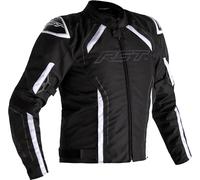 RST S-1, giacca tessile impermeabile 4XL male Nero/Bianco