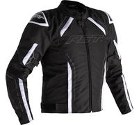 RST S-1 Giacca tessile moto, nero-bianco, taglia XS per maschi