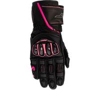RST S-1, guanti donna 8 female Nero/Fucsia Fluo