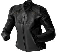 RST S1 D3O, giacca in pelle traforata donna L female Nero